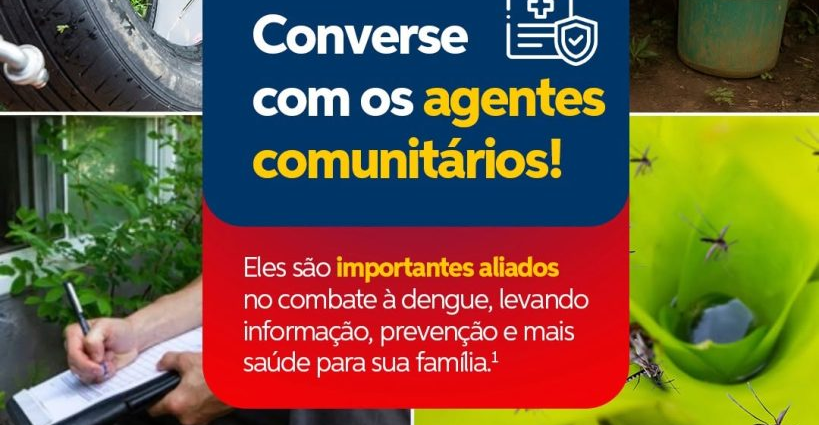 VACINA GRATUITA CONTRA A DENGUE.